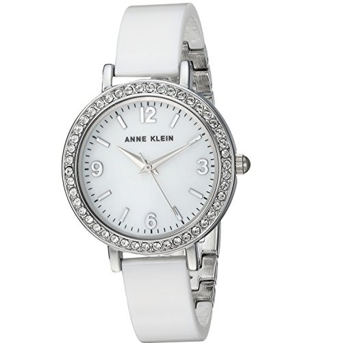 史低價！Anne Klein AK/2349WTDB 施華洛世奇水晶女士時尚腕錶，原價$129.99，現僅售$34.99，免運費