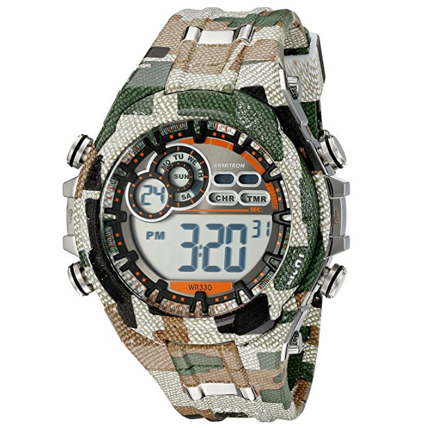 Armitron Sport Men's 40/8188 Digital Chronograph Resin Strap Watch $10.00