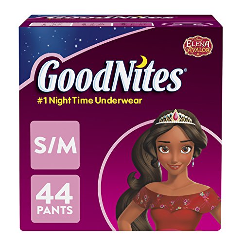 GoodNites Bedtime Bedwetting Underwear for Girls, S-M, 44-Count, Disney Design, Protective Nighttime Underwear for Girls, Only $20.12,  free shipping after using SS