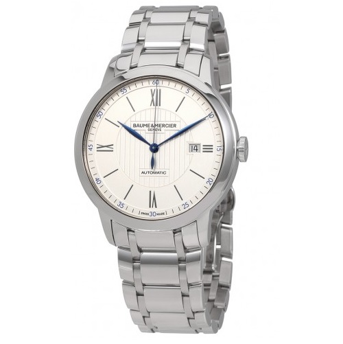 BAUME ET MERCIER Classima Automatic Silver Dial Men's Watch Item No. MOA10334, only $1,625.00 after clipping coupon, free shipping