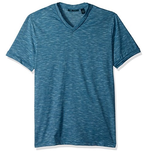 Perry Ellis Men's Texture Slub V-Neck Tee Shirt, Only $13.69