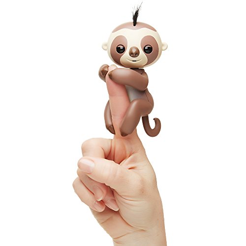 WowWee Fingerlings Baby Sloth - Kingsley (Brown) -  Interactive Baby Pet - by WowWee, Only $14.00