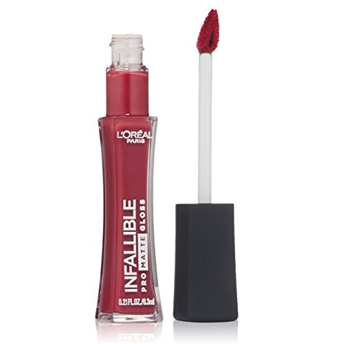 L'Oréal Paris Infallible Lip Pro Matte Gloss, Rouge Envy, 0.21 fl. oz., Only $3.99, free shipping after clipping coupon and using SS