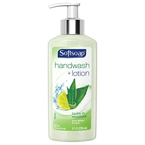 Softsoap Hand Wash Plus Lotion Pump, Aloe Water and Lime - 8 fluid ounce (6 Pack), Only $7.08