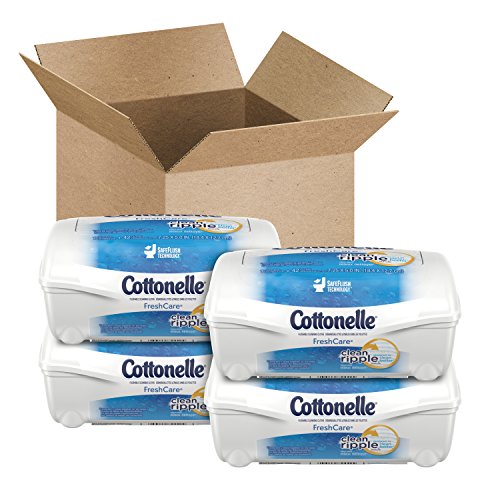 Cottonelle Fresh Care Flushable Cleansing Cloths Refillable Tub ,42 Count (Pack of 4), Only $6.22 after clipping coupon