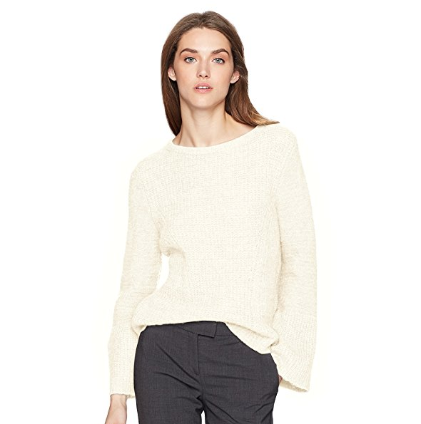 A|X Armani Exchange Long Sleeve Mohair Sweater 女款毛衣, 原价$145，现仅售$53.32, 免运费！