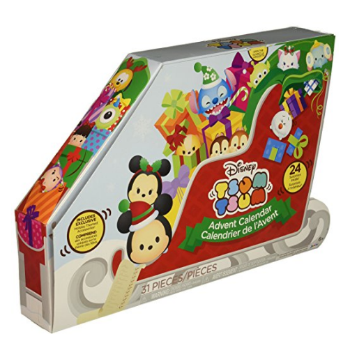 Tsum Tsum 迪士尼聖誕倒計時驚喜日曆禮物盒31件套，原價$69.99，現僅售$17.96