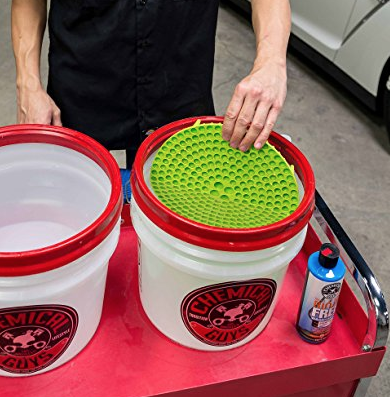 Chemical Guys Cyclone Dirt Trap Car Wash Bucket Insert Car Wash Filter Removes Dirt and Debris While You Wash (Lime Green) only $7.99