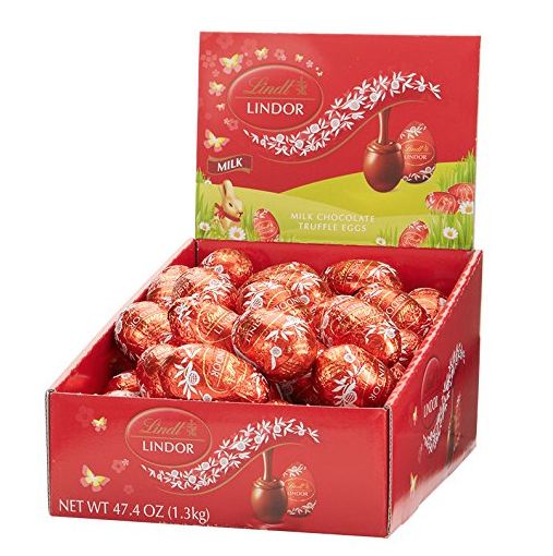 Lindor Milk Chocolate, Eggs, 24 Count only $23.51