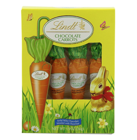 Lindt Chocolate Carrots, 4-Count,1.9oz only $5.09