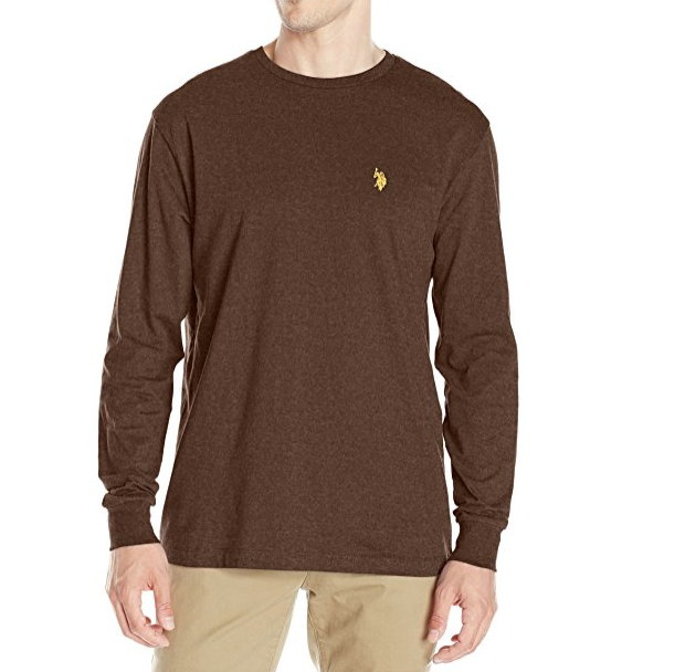 U.S. Polo Assn. Men's Long Sleeve Crew Neck T-Shirt only $11.73