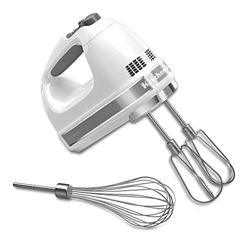 KitchenAid KHM7210WH 7-Speed Digital Hand Mixer with Turbo Beater II Accessories and Pro Whisk - White, Only $49.99, free shipping