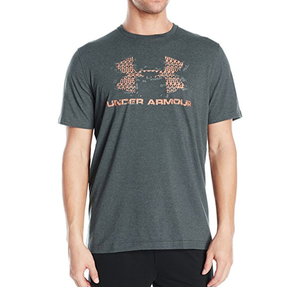 簡約舒適！UA安德瑪Blow Out Logo男子T恤, 現僅售 $16.75