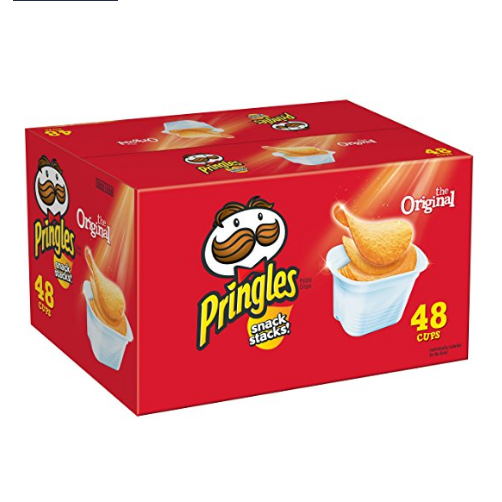 Pringles Original Snack Stacks Potato Crisps Chips, 48 Cups $11.39