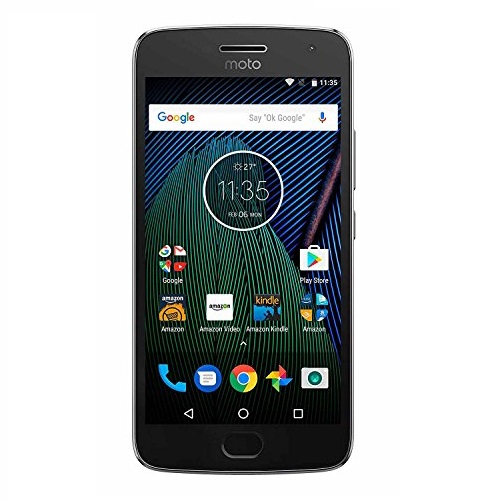 Moto G PLUS (5th Generation) - 64 GB - Unlocked - Lunar Gray - Prime Exclusive, Only $209.99, free shipping