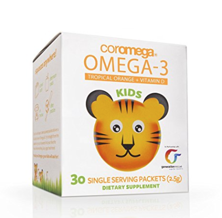COROMEGA 儿童Omega 3 补充包 甜橙味，30包，现仅售$12.73，免运费！