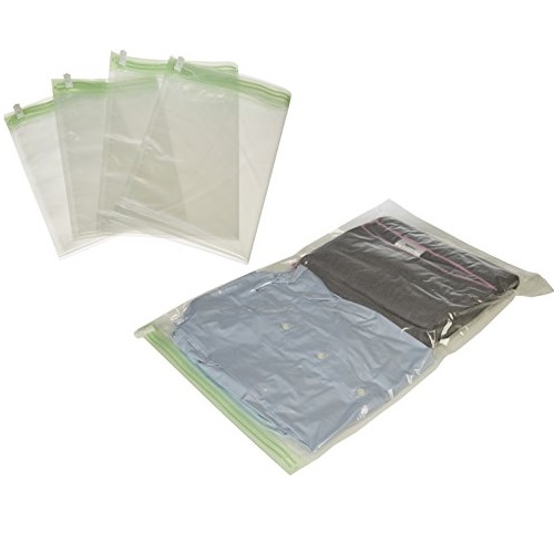 AmazonBasics Travel Rolling Compression Bags, No Vacuum, 10 piece, Only $3.95