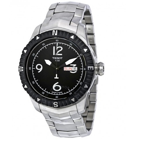Jomashop：TISSOT 天梭 T-Navigator系列 T062.430.11.057.00 男士自動機械腕錶，原價$795.00，現使用折扣碼后僅售$239.99，免運費