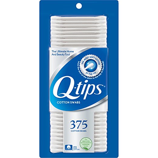 Q-tips 双头棉花棒，375个，原价$3.99，现点击coupon后仅售$2.97，免运费！500根仅售$3.39！