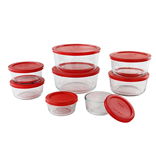 Pyrex 1126079 16 Piece Simply Store Nesting Storage Set, Clear, Only $26.77, free shipping