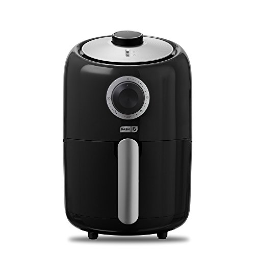 Dash DCAF150GBBK02 Compact Air Fryer Oven Cooker with Temperature Control, Non Stick Fry Basket, Recipe Guide + Auto Shut off Feature, 2qt, Black, Only $39.99, free shipping