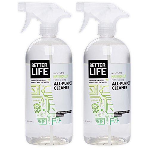Better Life Natural All-Purpose Cleaner, Safe Around Kids & Pets, Unscented, 32 Ounces (Pack of 2), Only $7.52, free shipping after using SS
