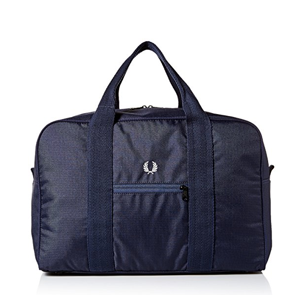 Fred Perry Men's Checked Twill Holdall only $31.68