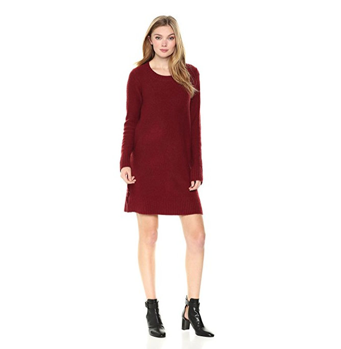 Lucky Brand Sweater Dress 女款长袖针织连衣裙, 现仅售$21.37, 免运费！