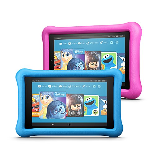 Fire 7 儿童高清平板电脑16GB款，2个装，原价$199.98，现仅售$149.98，免运费。三种保护套颜色组合可选