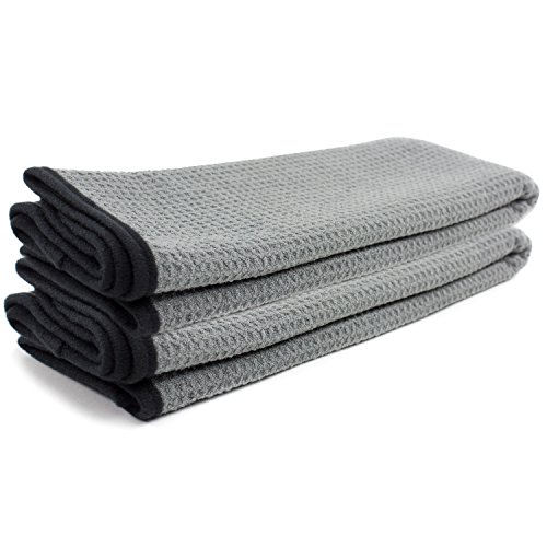 Zwipes Auto 879-2 Professional Microfiber Waffle Drying Towel, 25 in. x 36 in., 2-Pack, Only $6.40
