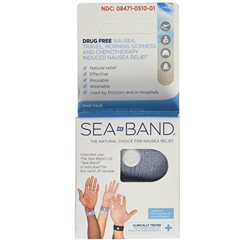 晕船晕车呕吐？Sea-Band 天然指压手腕带，成人款，原原价$9.99，现仅售$8.87