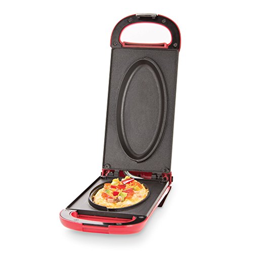 Dash DOM001RD Nonstick Omelette Maker, Red, Only $17.98