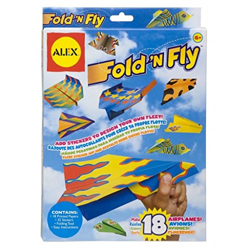 ALEX Toys Fold N Fly 儿童纸飞机手工套装，原价$7.99，现仅售$3.75
