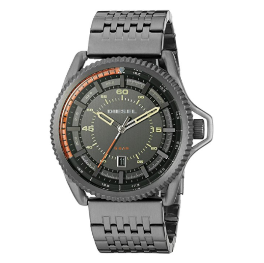 Diesel Men's DZ1719 Rollcage Analog Display Analog Quartz Grey Watch only $119.99