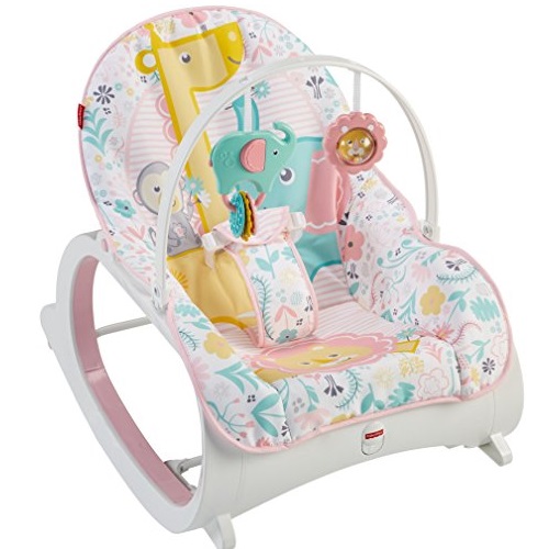 Fisher-Price Infant-to-Toddler Rocker, Pink, Only $21.99