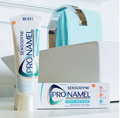 Sensodyne Pronamel Gentle Whitening, Enamel Strengthening Toothpaste, 4 ounce (Pack of 3) only $11.79