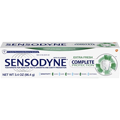 Sensodyne Sensitivity Toothpaste for Sensitive Teeth, Complete Protection, Extra Fresh, 3.4 ounce, Only $3.63, free shipping after using SS