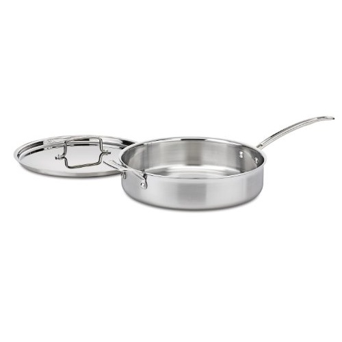 Cuisinart MCP33-30HN MultiClad Pro Stainless 5-1/2-Quart Saute with Helper and Cover, Only$41.59 , free shipping