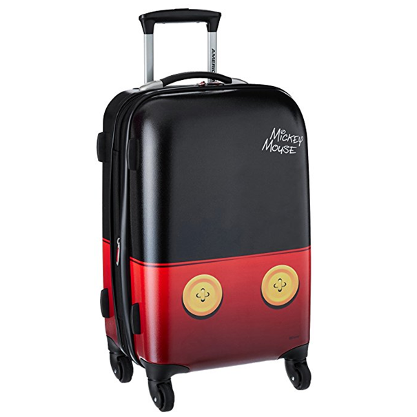American Tourister Disney Mickey Mouse Pants Hardside Spinner 21, Multi, One Size $63.99，free shipping