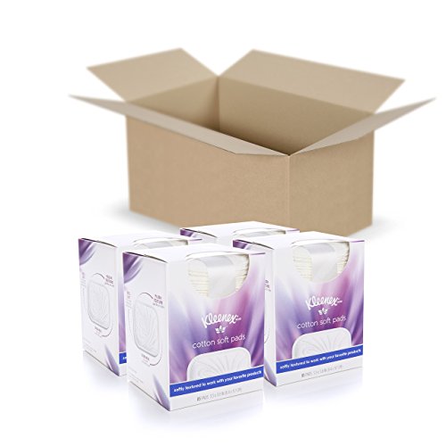 Kleenex Cotton Soft Pads, 4 Packs, 85 Cotton Squares per Pack (340 Facial Pads Total), Only  $14.79, free shipping after using SS