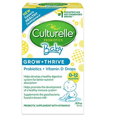 Culturelle Baby Probiotic + Vitamin D Grow & Thrive Drops, 0.30 oz, Infant Probiotics Supplement, Supports Health Development, Only $11.48, free shipping after using SS