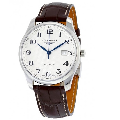 LONGINES Master Collection Silver Dial Brown Alligator Leather Automatic Men's Watch Item No. L28934783, only$1,445.00 after using coupon code, free shipping