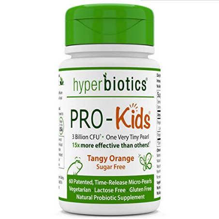PRO-Kids: Children's Probiotics - 60 Tiny, Sugar Free, Once Daily, Time Release Pearls - 15x More Effective than Capsules - Recommended with Vitamins $18.96