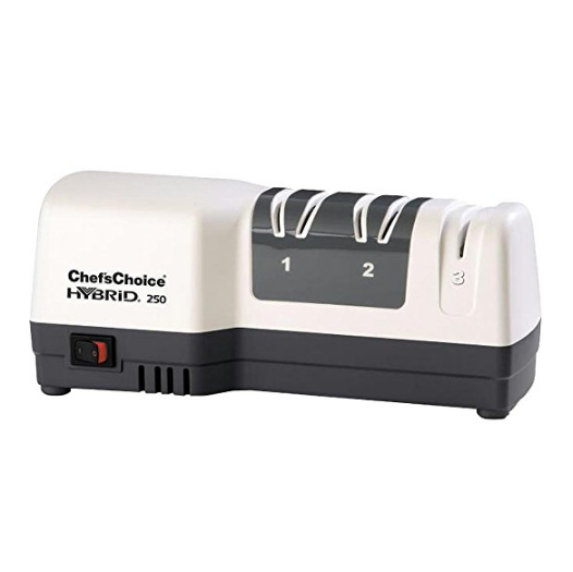 ChefsChoice 250 Diamond Hone Hybrid Sharpener Combines Electric and Manual Sharpening for Straight $34.99，free shipping
