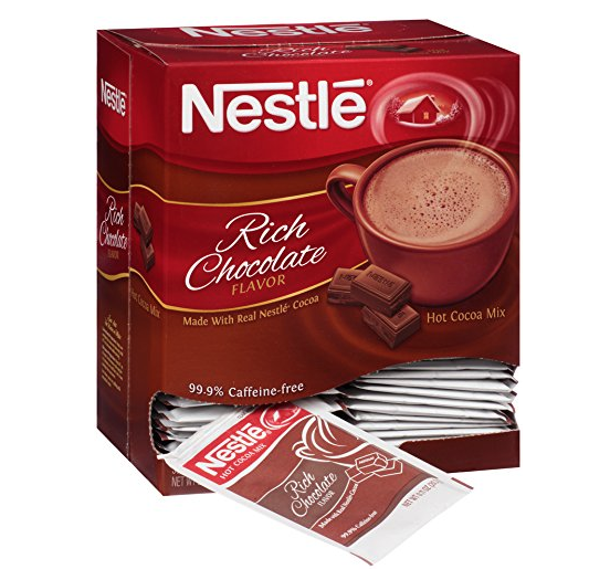 Nestle Hot Cocoa Mix, Rich Chocolate, 50 Count, 0.71 Ounce Packets only $5.62