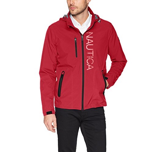 Nautica Men's Hooded Jacket With Logo, Only $68.00, free shipping