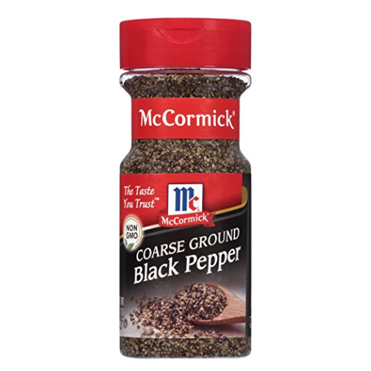 McCormick Coarse Ground Black Pepper, 3.12 oz  ONLY $3.59