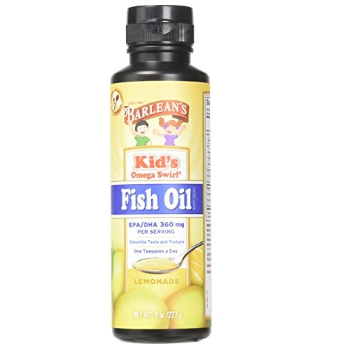 Barlean’s 儿童 Omega Swirl 液体鱼油，8 oz，原价$12.99，现仅售10.63，免运费