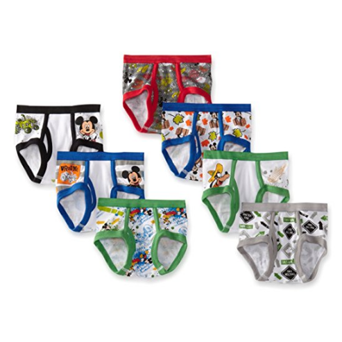 Disney Little Boys' Seven Pack Mickey Mouse Briefs $10.94