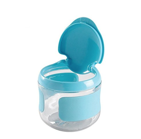 OXO Tot Flip-Top Snack Cup, Aqua, 5 Ounce only $3.99